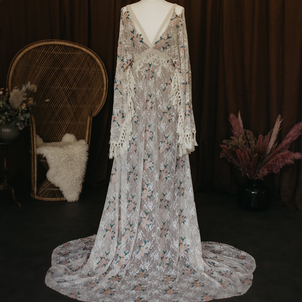 Handmade vintage lace dress
